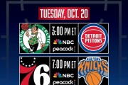 NBA揭幕战：76人VS尼克斯 雷霆VS马刺